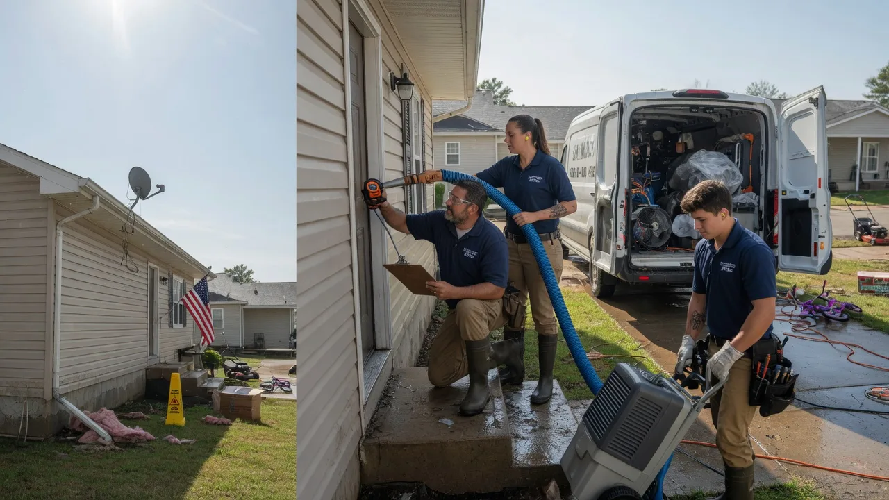 Ceiling Water Damage Restoration in Bridgeport, WV near me